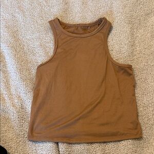 Brown Sleeveless Tank Top